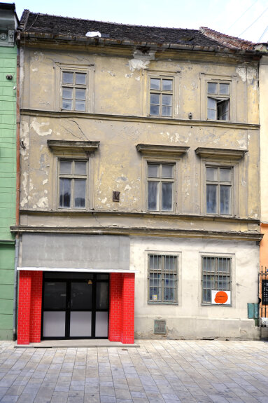 Tomáš Džadoň, The Portal, 2009, CETRIS board, wood, Jakubska Street Nr. 7	 